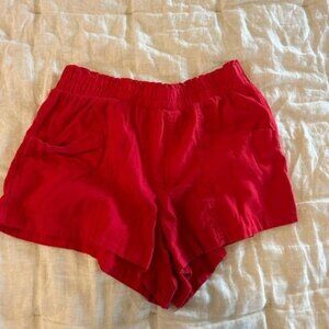 A New Day Women's Mid-Rise Linen Pull-On Shorts